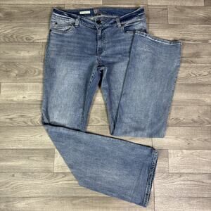 KUT from the Kloth Nicole Bootcut High Rise Denim Jeans Light Wash sz 12